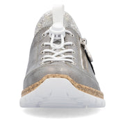 Rieker N4263-40 Ladies Sneaker-Grey Multi