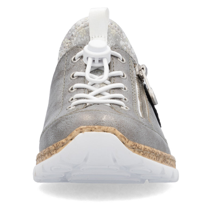 Rieker N4263-40 Ladies Sneaker-Grey Multi