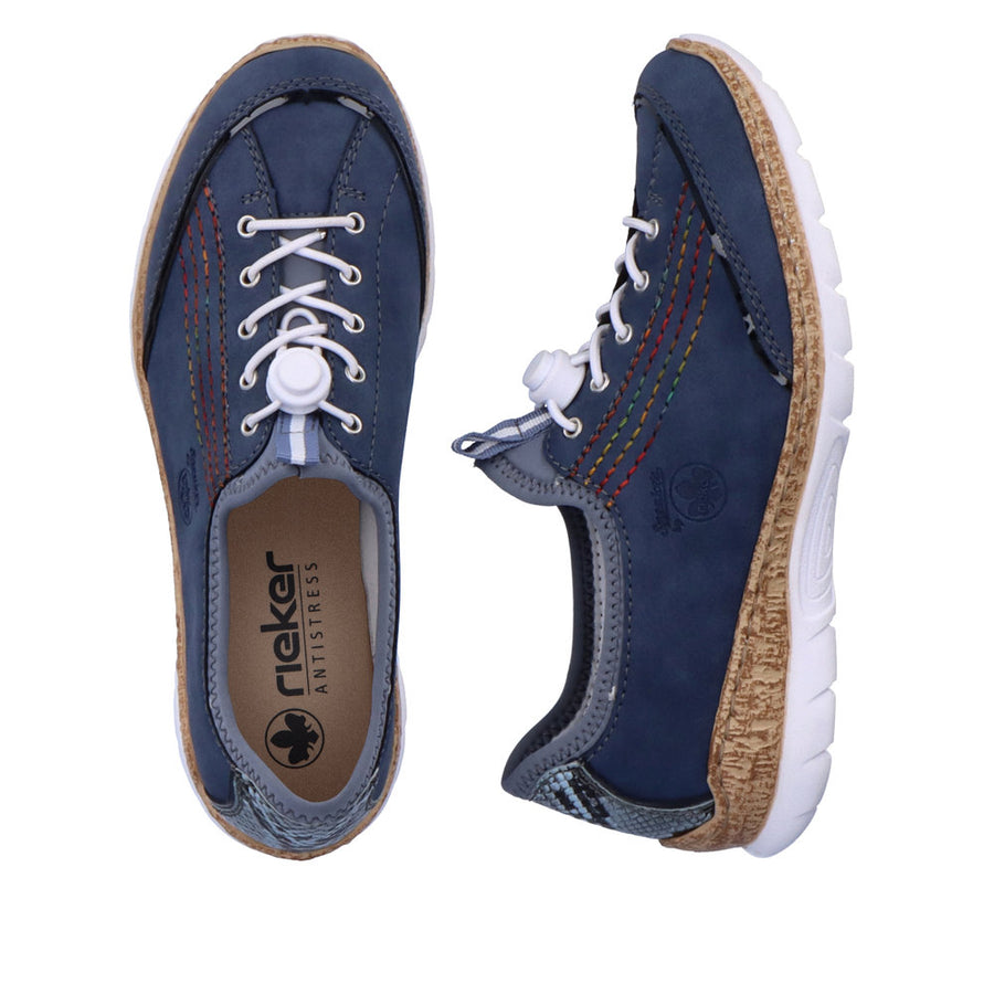 Rieker N42T0-14 Sneakers-Jeans Blue
