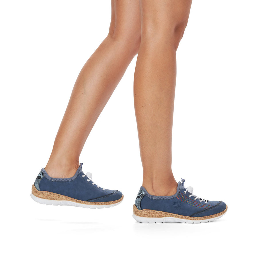 Rieker N42T0-14 Sneakers-Jeans Blue