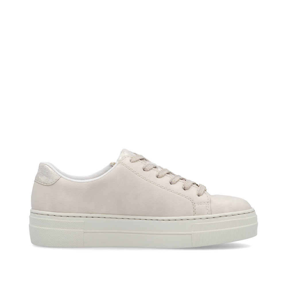 Rieker N4914-80 Trainers-Beige/Gold