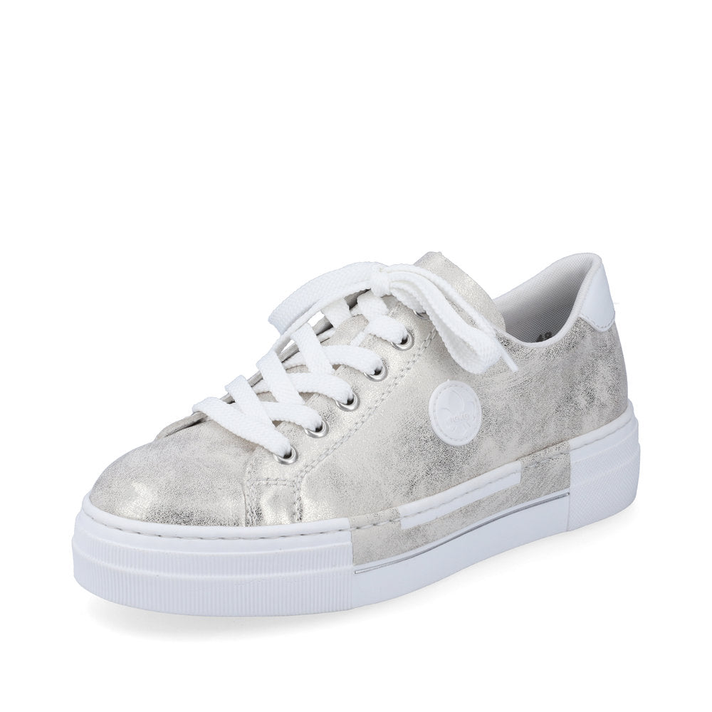 Rieker N49W1-90 Sneakers-Beige Gold