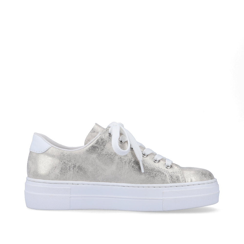 Rieker N49W1-90 Sneakers-Beige Gold