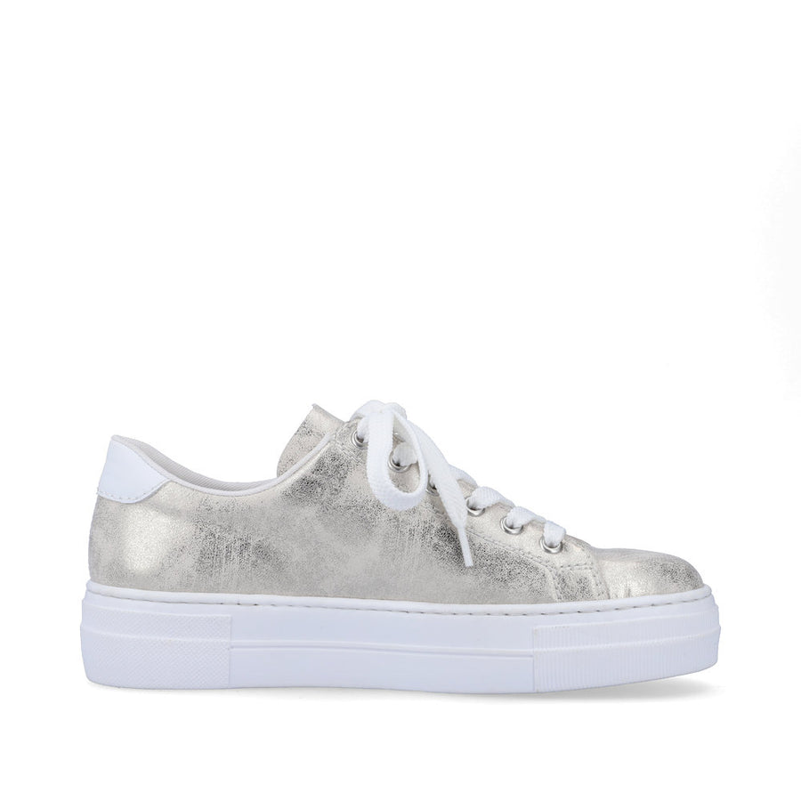 Rieker N49W1-90 Sneakers-Beige Gold