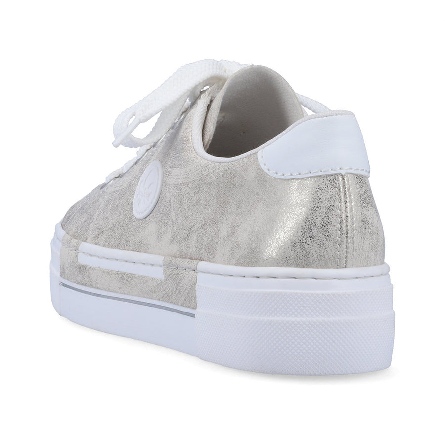 Rieker N49W1-90 Sneakers-Beige Gold