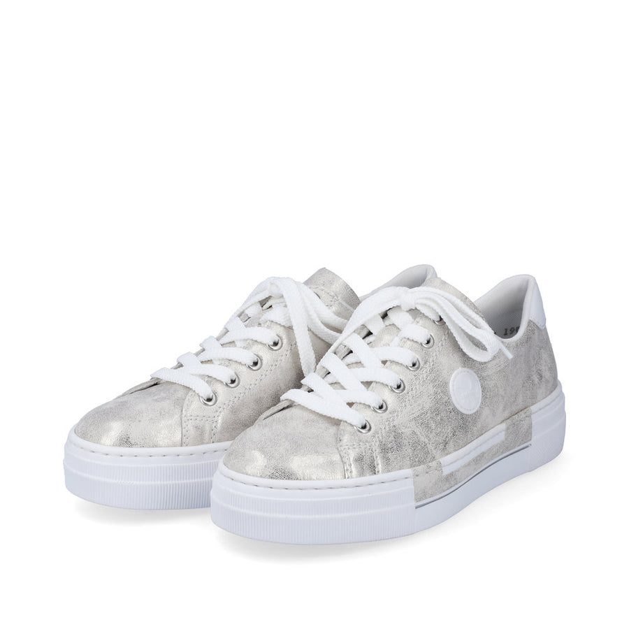 Rieker N49W1-90 Sneakers-Beige Gold