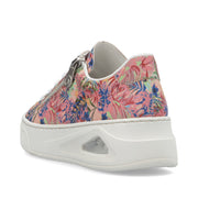 Rieker N6401-90 Sneakers-Rose Multi