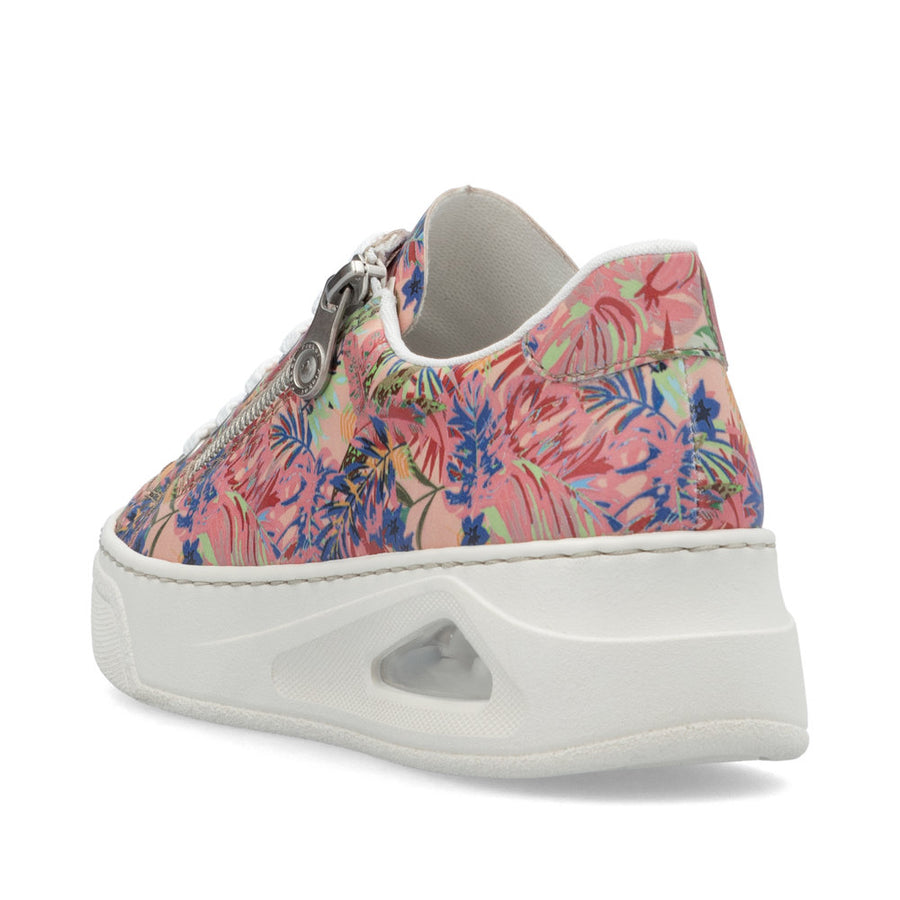 Rieker N6401-90 Sneakers-Rose Multi