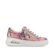 Rieker N6401-90 Sneakers-Rose Multi