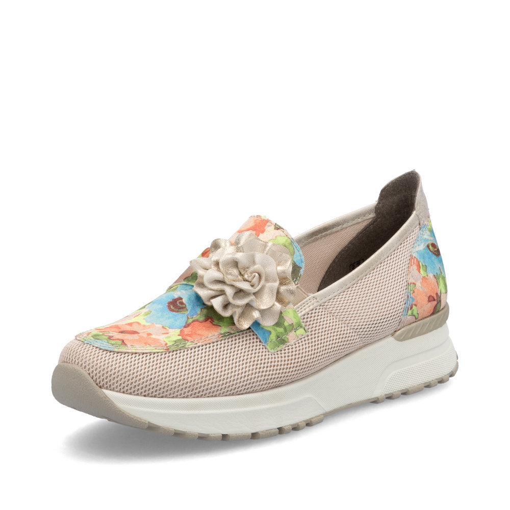 Rieker N7460-31 Shoes-Pink Multi