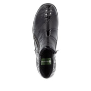 Remonte R7674 Ankle Boot-Black Croc H