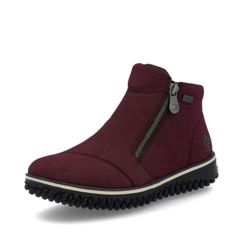 Rieker Z4265-35 Ankle Boot-Bordo