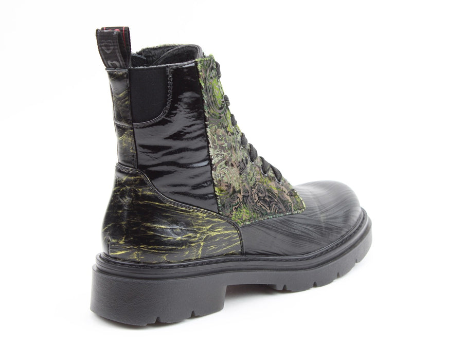 Heavenly Feet Emmerson Boot-BLACK/GREEN