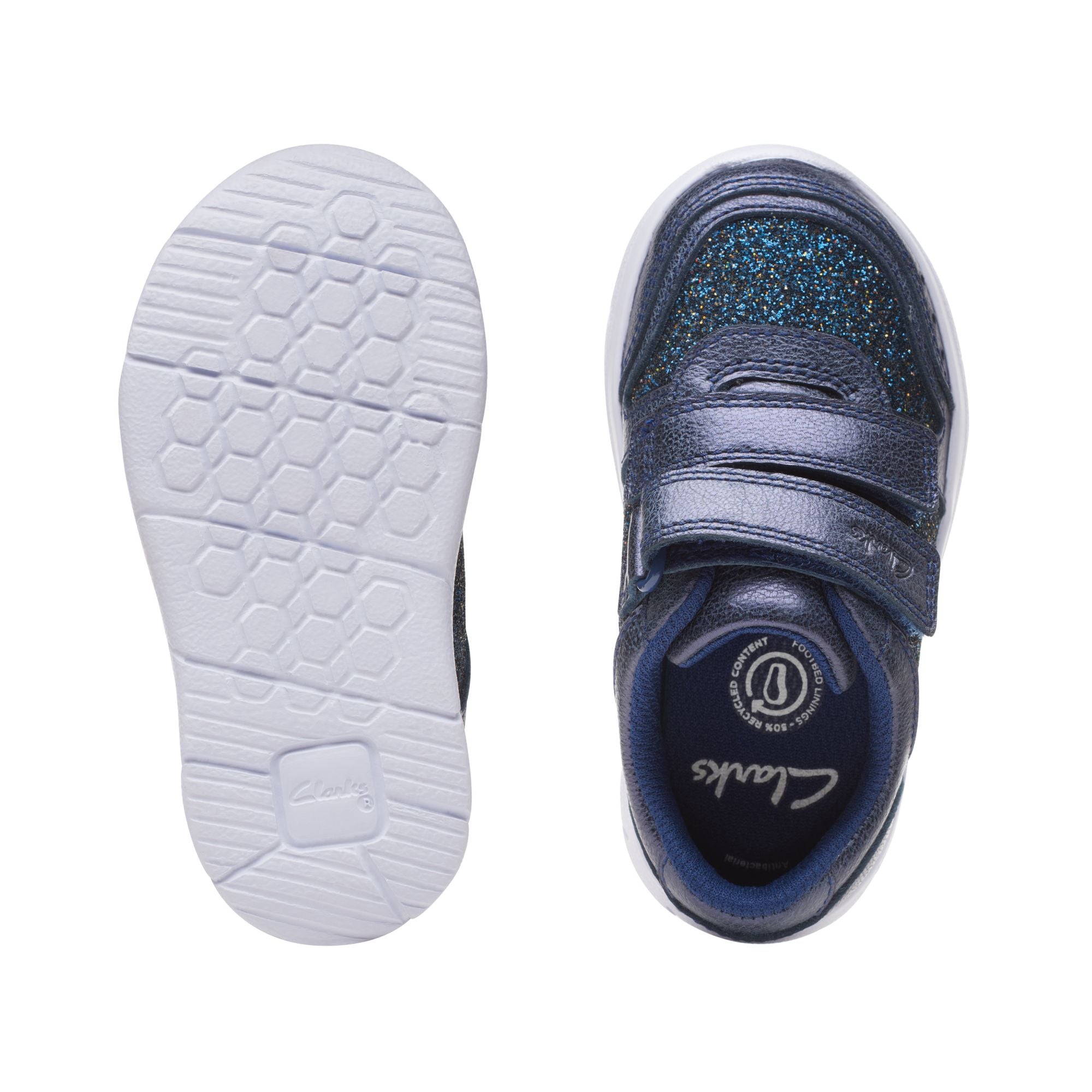 Clarks Ath Sonar T Shoes-Blue G