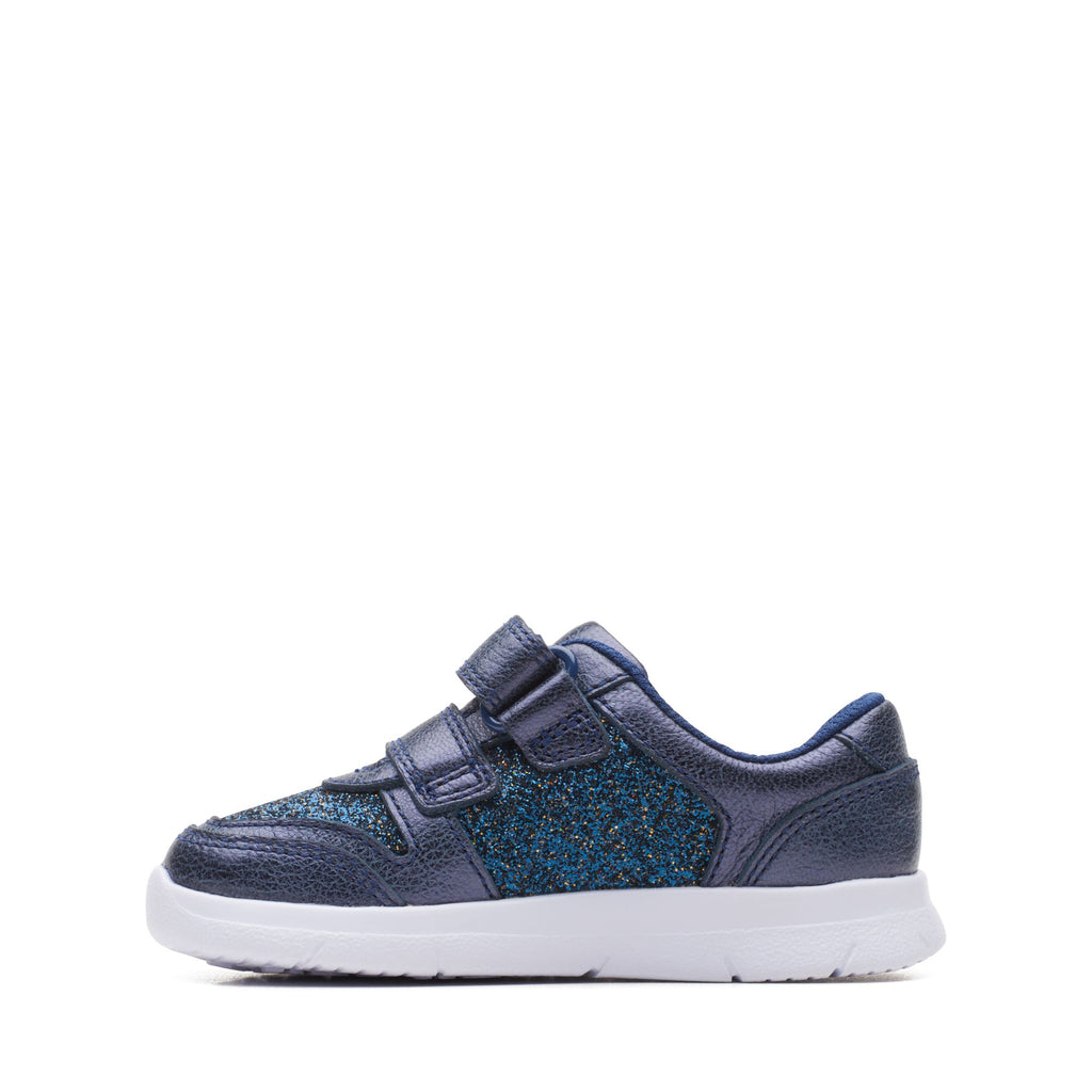 Clarks Ath Sonar T Shoes-Blue F – Shoe Heaven