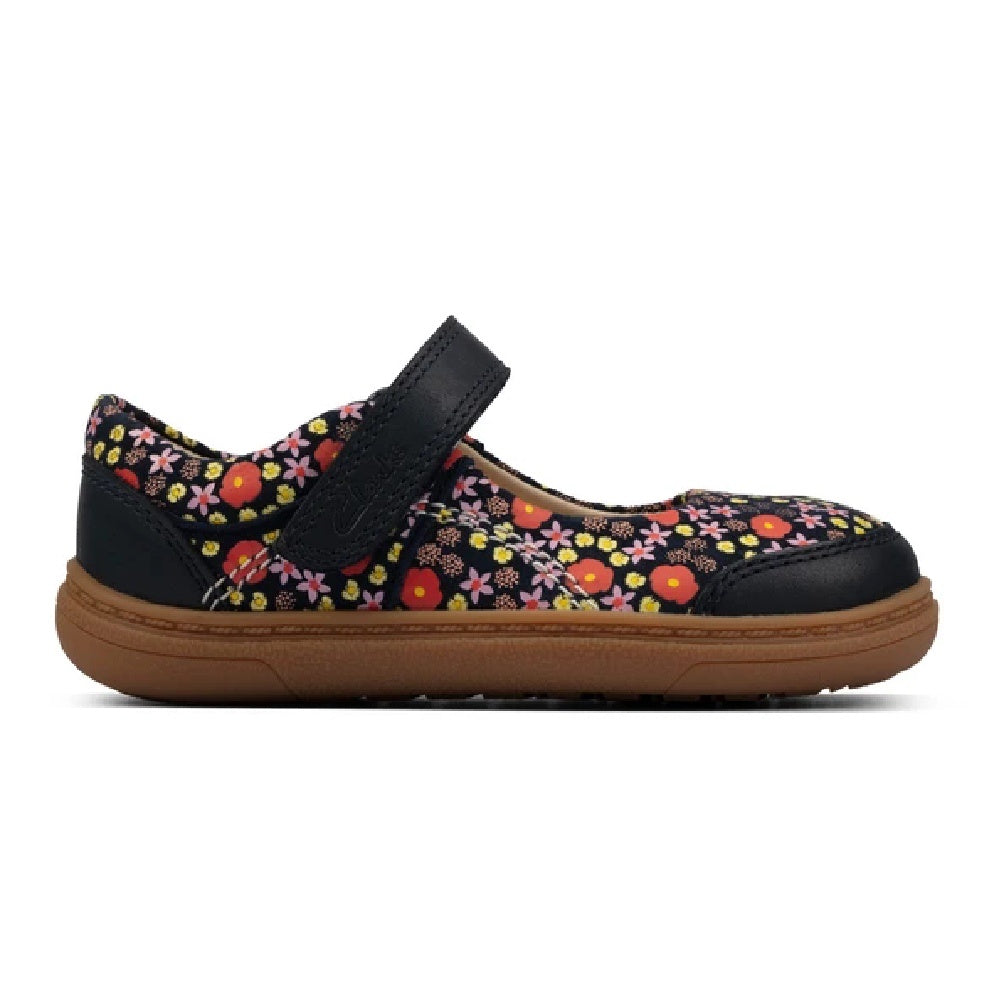 Clarks Flashbright T-2 Shoes-Navy Combi F
