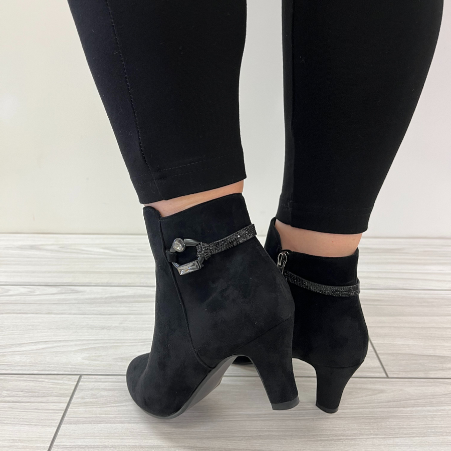 Redz D6397 Ankle Boot-BLACK