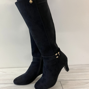 Redz D6398 Long Boot-BLACK