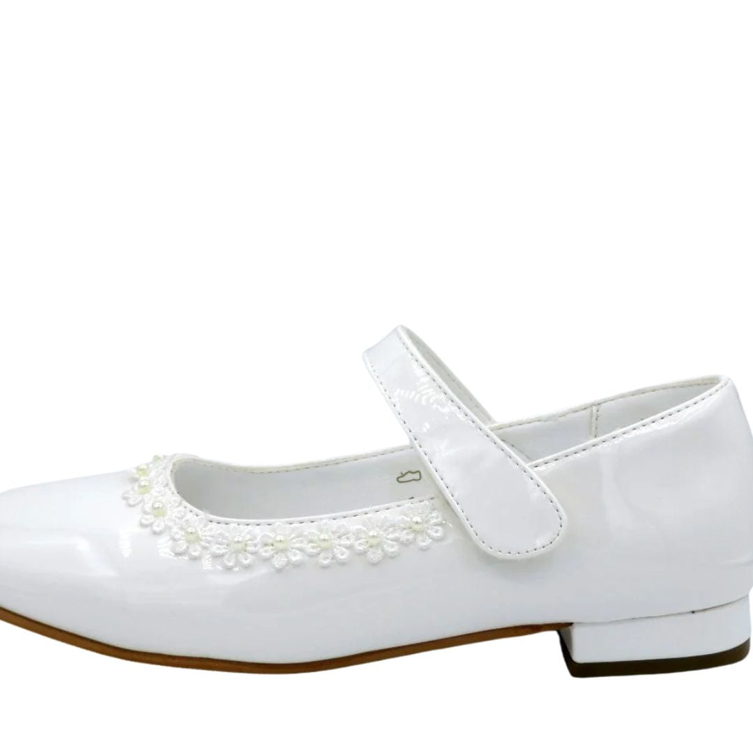 Dubarry Vivienne Communion-White Patent
