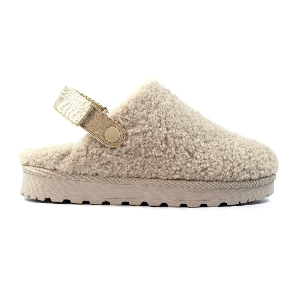 Lunar Naples Ladies' Slippers-Beige