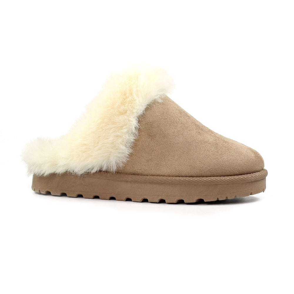 Lunar Nevis Ladies' Slippers-Mink