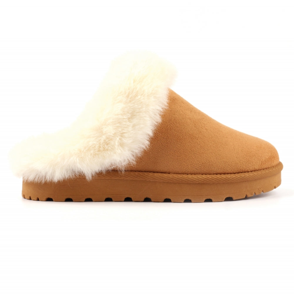 Lunar Nevis Ladies' Slippers-Tan