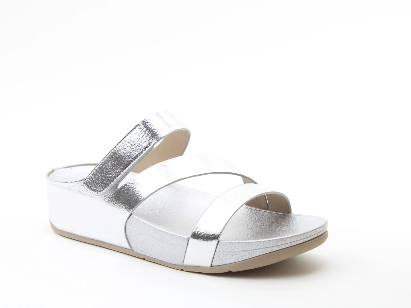 Heavenly Feet Saturn Mules-Silver