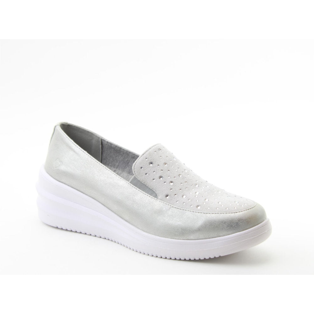 Heavenly Feet Charly Shoe-Silver