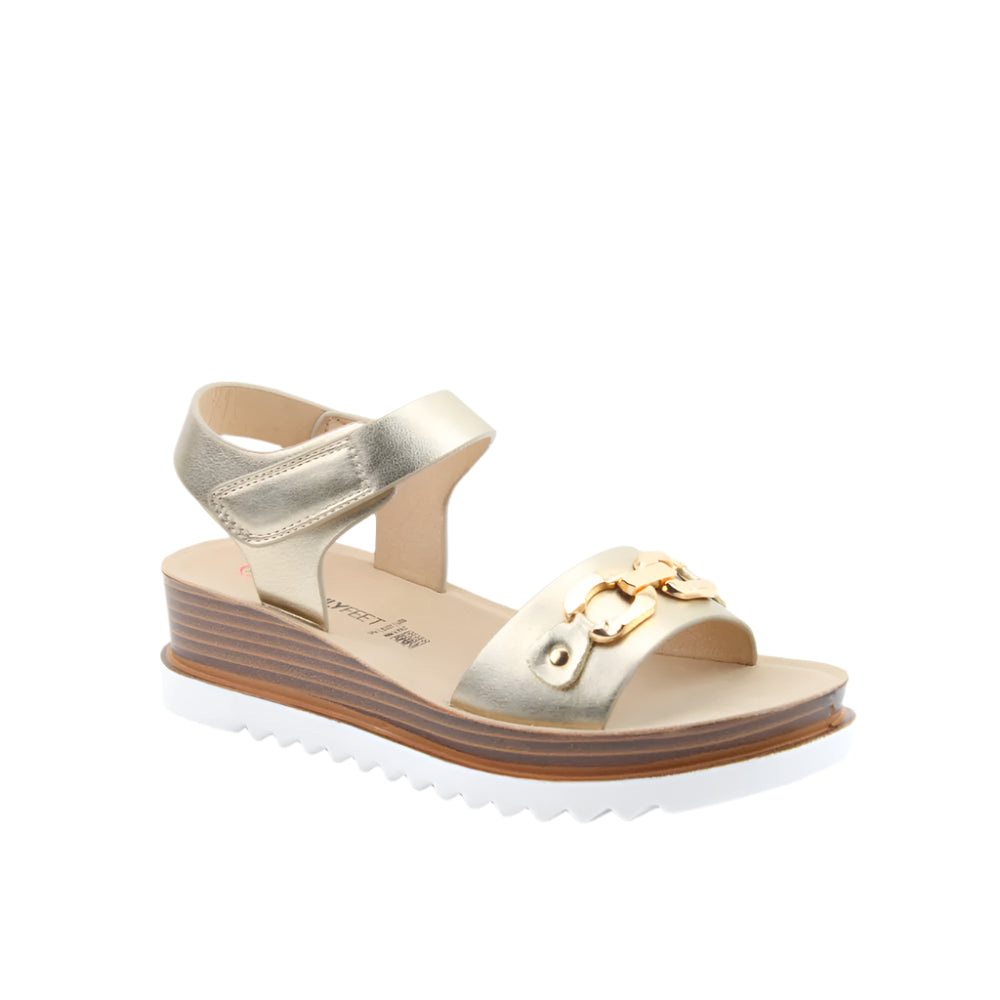 Heavenly Feet Maggie Sandal-Gold