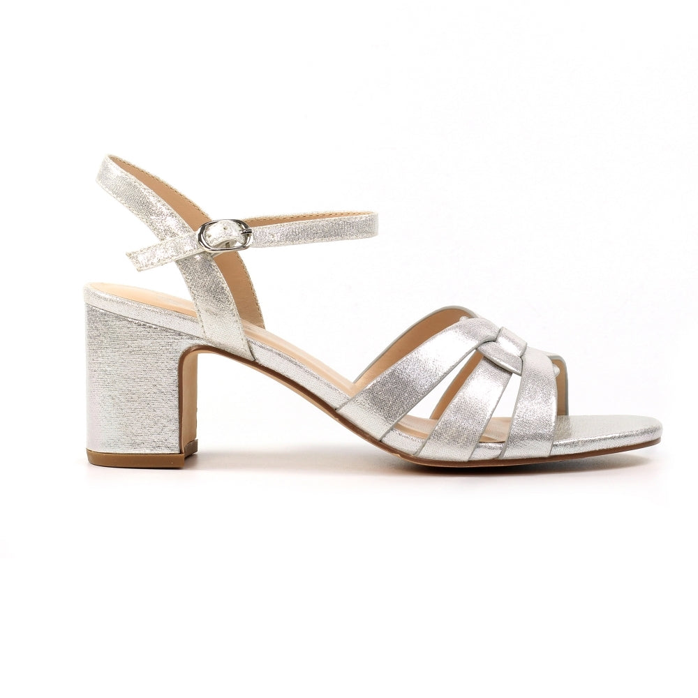 Lunar Utah Ladies' Heels-Silver