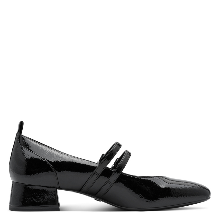 Tamaris 22318-43 Ladies' Heels-Black Patent