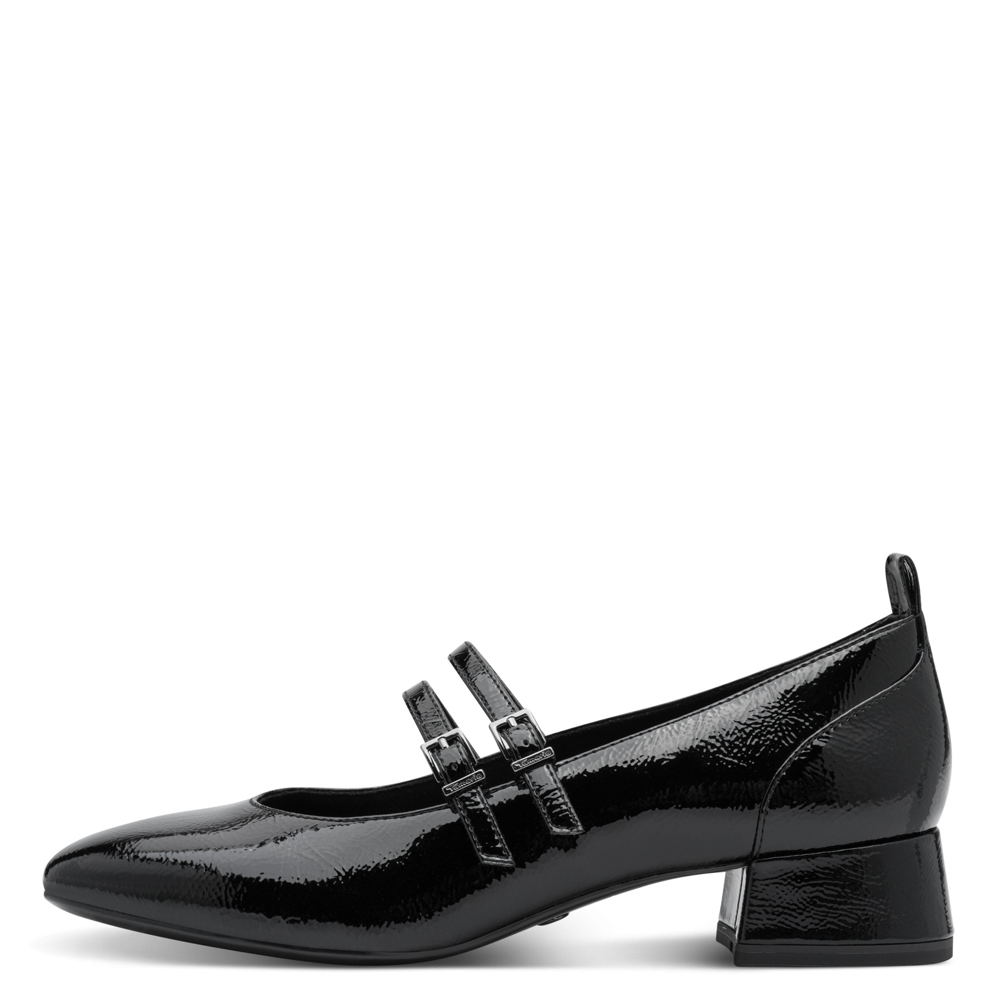 Tamaris 22318-43 Ladies' Heels-Black Patent
