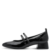 Tamaris 22318-43 Ladies' Heels-Black Patent