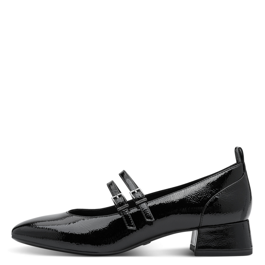 Tamaris 22318-43 Ladies' Heels-Black Patent