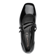 Tamaris 22318-43 Ladies' Heels-Black Patent