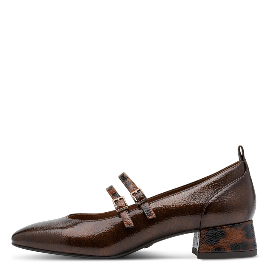 Tamaris 22318-43 Ladies' Heels-Brown Multi