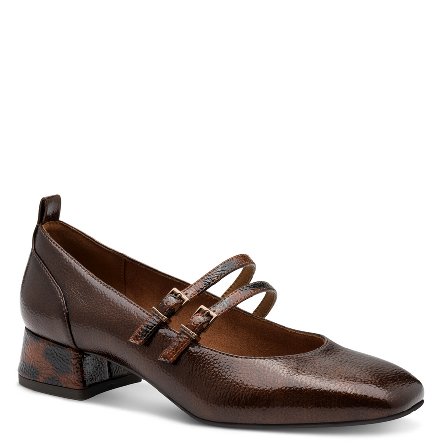 Tamaris 22318-43 Ladies' Heels-Brown Multi