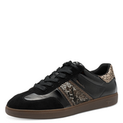 Tamaris 23624 Ladies Sneaker-Black Snake