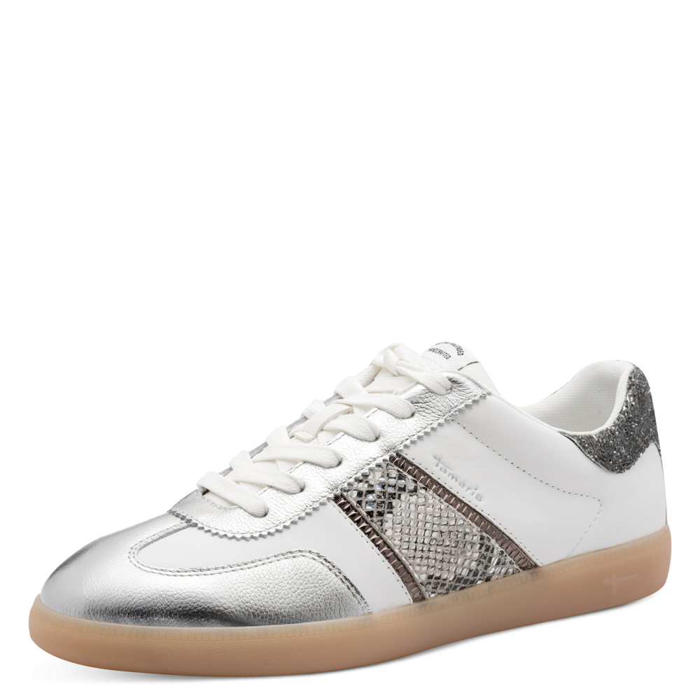 Tamaris 23624-43 Sneaker-White/Silver
