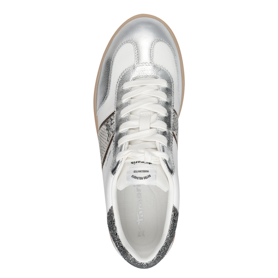 Tamaris 23624-43 Sneaker-White/Silver