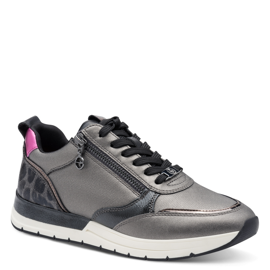 Tamaris 23732 Ladies Shoe-Pewter – Shoe Heaven