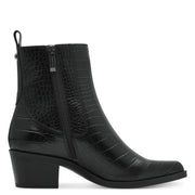 Tamaris 25310 Ankle Boot-Black Croc