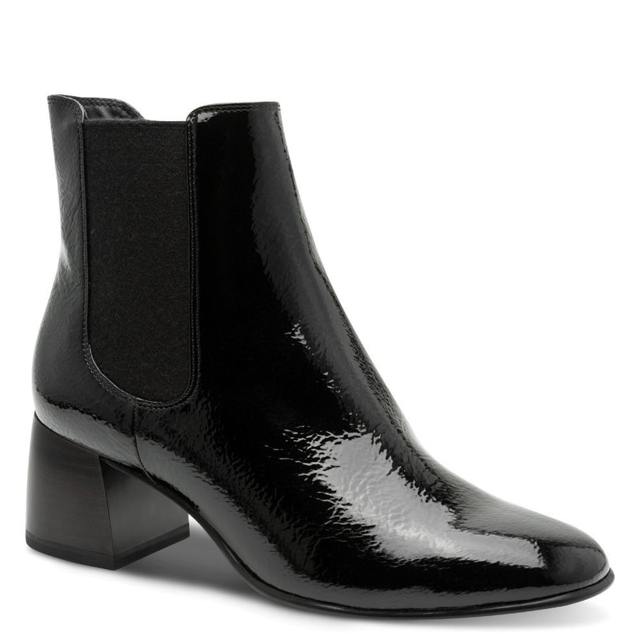 Tamaris 25327 Ankle Boot-Black Patent
