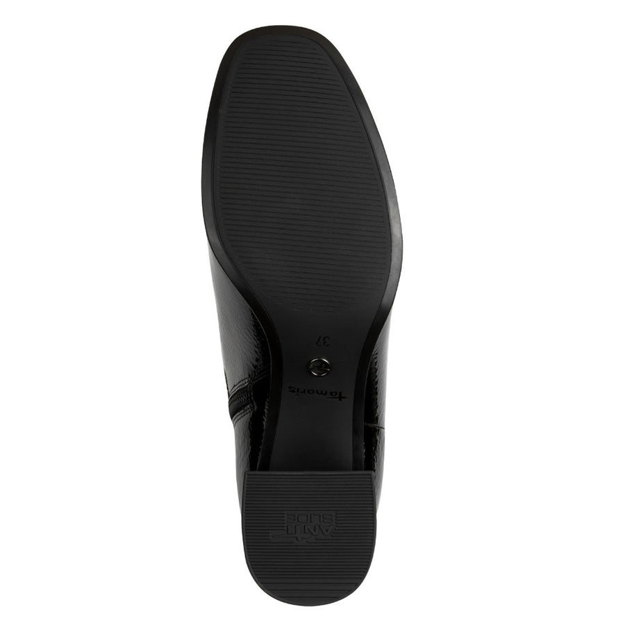 Tamaris 25327 Ankle Boot-Black Patent
