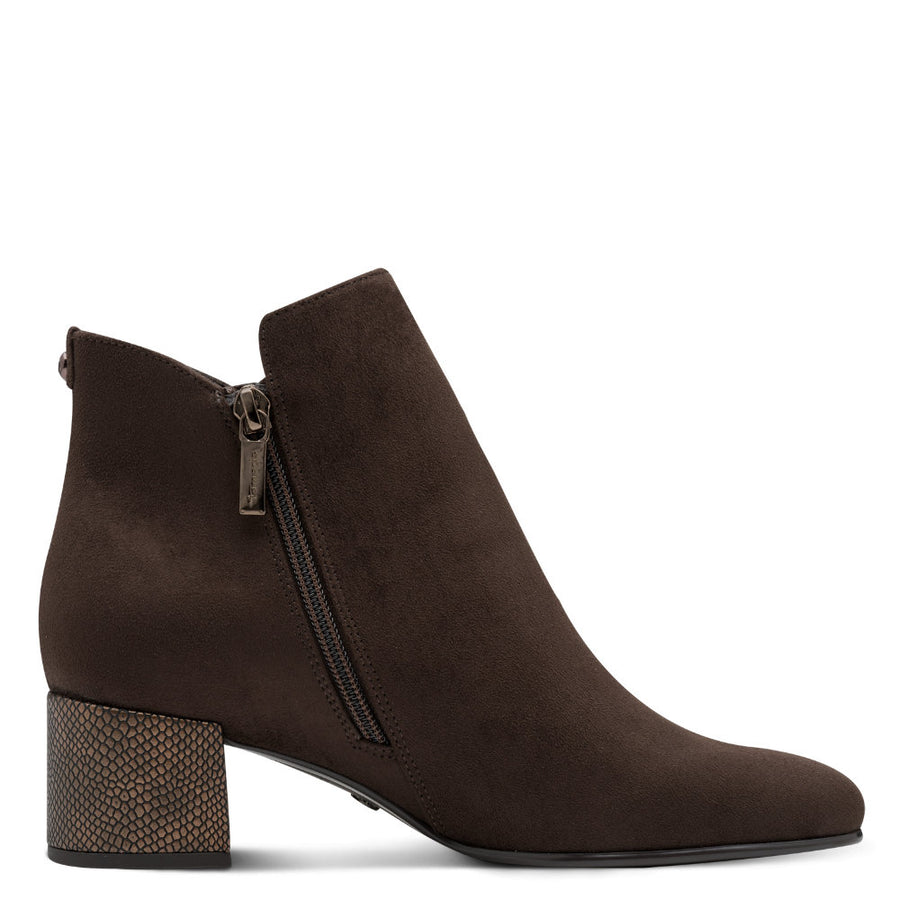 Tamaris 25354-43 Ankle Boot-Mocca Combi