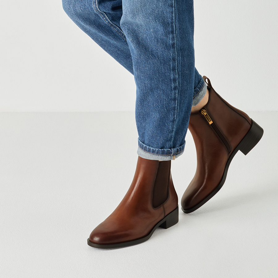 Tamaris 25361-47-305 Ankle Boots-Cognac