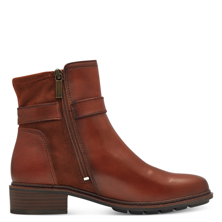 Tamaris 25425 Ankle Boot-Cognac