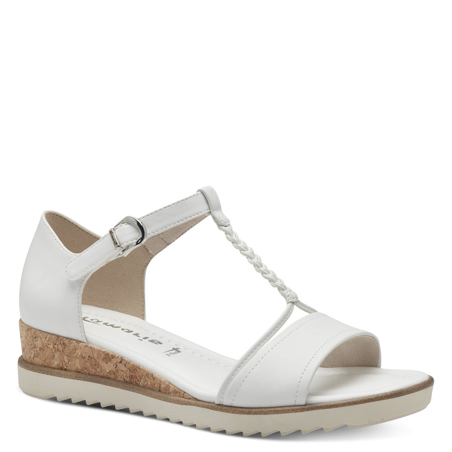 Tamaris 28102 Sandals-White