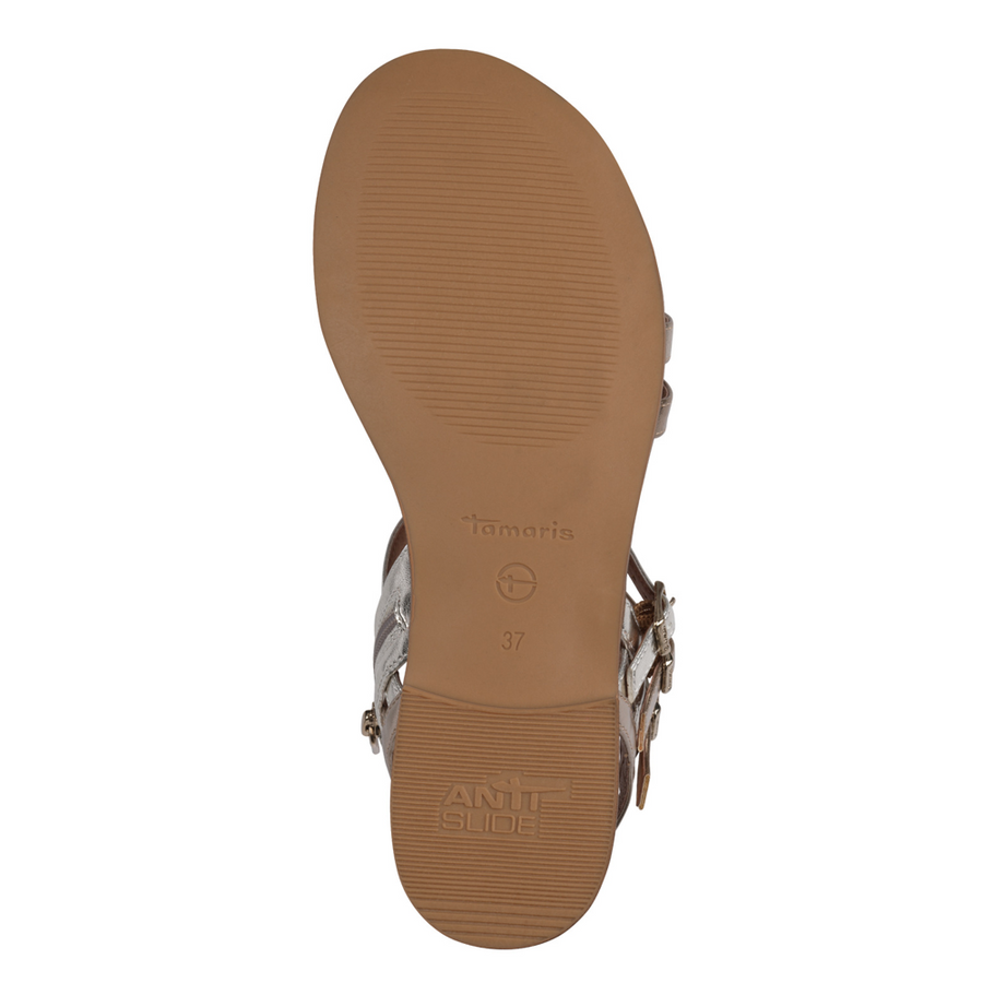 Tamaris 28155 Ladies Sandal-Bronze Metallic