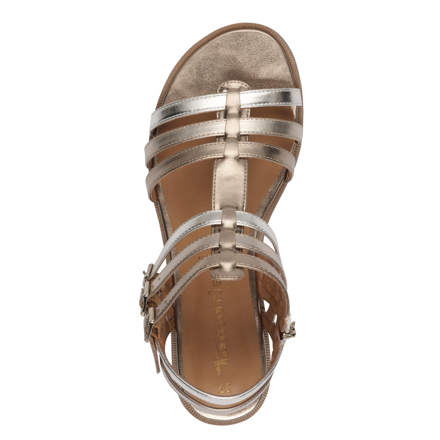 Tamaris 28155 Ladies Sandal-Bronze Metallic